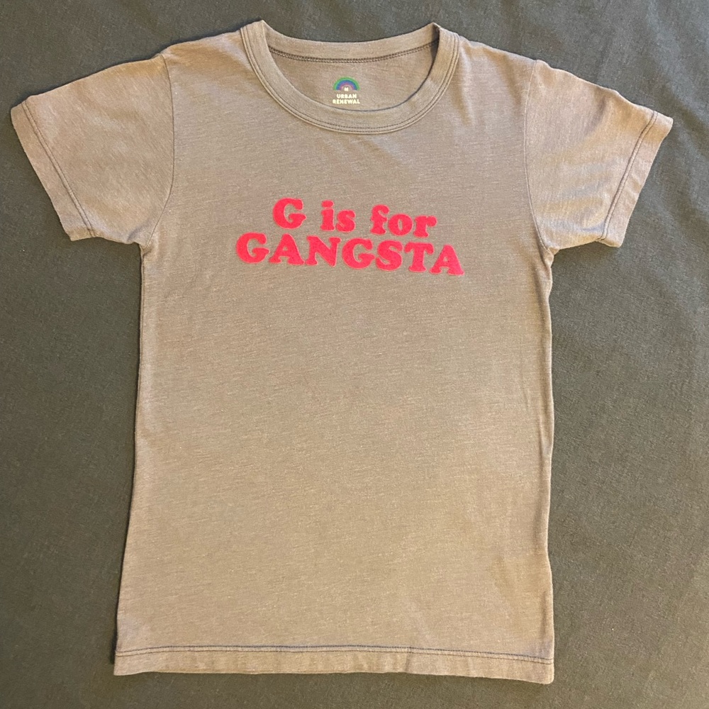 G is for Gangsta t shirt